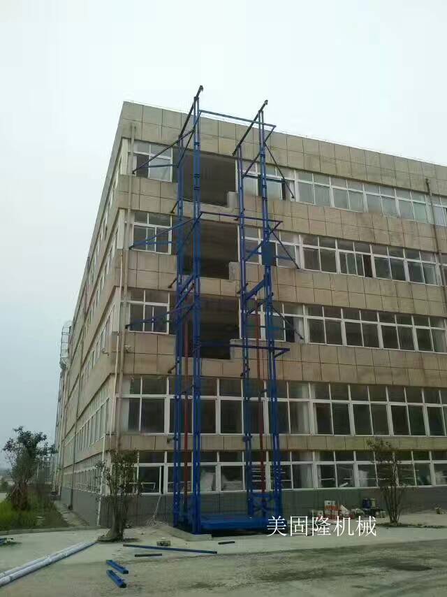 七台河室外双臂导轨式升降机厂家
